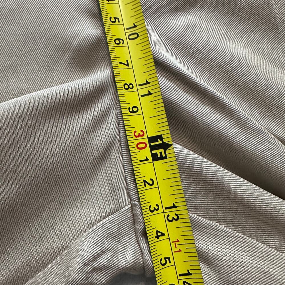 Reformation Mason Cropped Pant Light Khaki Size 0 Wide Leg NWT Minimalist Tencel - Picture 12 of 13